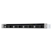 QNAP TR-004U - HDD / SSD-Geh&auml;use - 2.5/3.5 Zoll - Serial ATA II - Serial ATA III - 6 Gbit/s - Hot-Swap - Schwarz - Grau