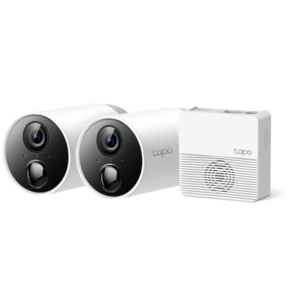 TP-LINK Tapo C400S2 V1 - 2 x Tapo C400 Cameras + Tapo H200 Hub - Netzwerk-Überwachungskamera