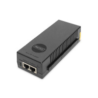 DIGITUS 10 Gigabit Ethernet PoE+ Injektor, 802.3at, 30 W