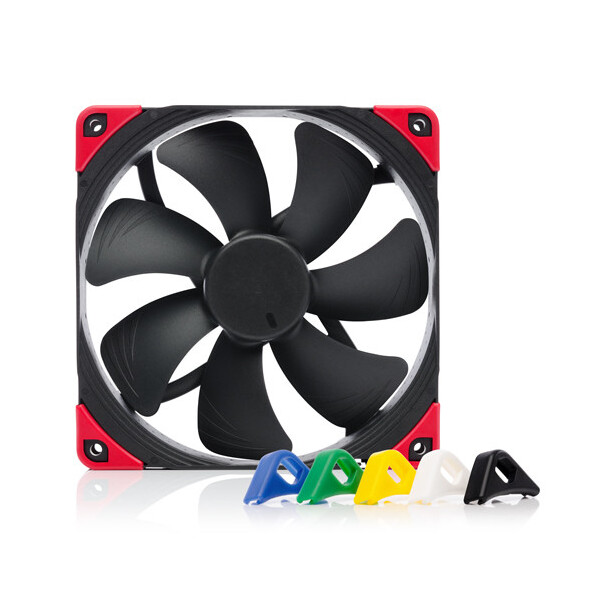 Noctua NF-A14 PWM chromax.black.swap - Ventilator - 14 cm - 300 RPM - 1500 RPM - 140,2 m³/h - Schwarz
