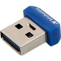 Verbatim Store n Stay NANO - USB 3.0-Stick 64 GB - Blau - 64 GB - USB Typ-A - 3.2 Gen 1 (3.1 Gen 1) - Kappe - Blau