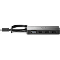 HP USB-C Travel Hub G2 - USB 3.2 Gen 1 (3.1 Gen 1) Type-C - HDMI - USB 3.2 Gen 1 (3.1 Gen 1) Type-A - VGA - 3840 x 2160 Pixel - Haus - 173 mm - 48 mm