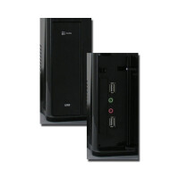 LC-Power LC-1400MI - Mini Tower - PC - Schwarz - micro ATX - Mini-ITX - Metall - 7,5 cm