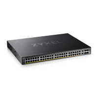 ZyXEL XGS2220-54FP - Managed - L3 - Gigabit Ethernet (10/100/1000) - Power over Ethernet (PoE) - Rack-Einbau