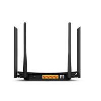 TP-LINK Archer VR300 AC1200 - Wi-Fi 5 (802.11ac) - Dual-Band (2,4 GHz/5 GHz) - Eingebauter Ethernet-Anschluss - 4G - Schwarz - Tabletop-Router