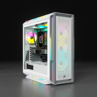 Corsair iCUE 5000T RGB - Midi Tower - PC - Wei&szlig; - ATX - EATX - micro ATX - Gaming - Multi