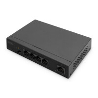 DIGITUS Gigabit Ethernet PoE Switch 4-port PoE + 1-port...