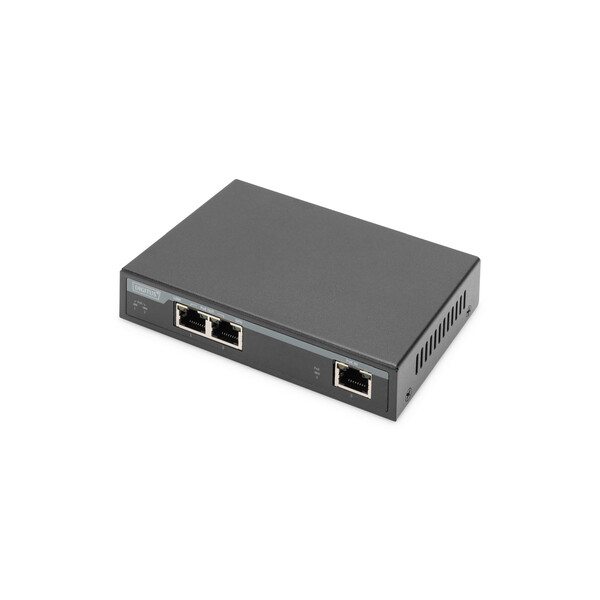 DIGITUS 2-Port Gigabit 4PPoE Extender, 802.3at, 60 W