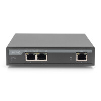 DIGITUS 2-Port Gigabit 4PPoE Extender, 802.3at, 60 W