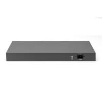 DIGITUS 16-Port Fast Ethernet PoE Switch, 19 Zoll, Unmanaged, 2 Uplinks