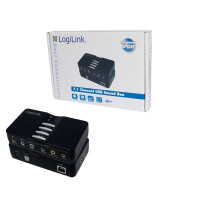 LogiLink USB Sound Box Dolby 7.1 8-Channel - 7.1 Kan&auml;le - USB
