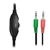 LogiLink HS0052 - Kopfhörer - Kopfband - Büro/Callcenter - Schwarz - Binaural - Drehregler