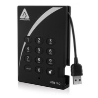 Apricorn Aegis Padlock Fortress 1TB - 1000 GB - 3.2 Gen 1 (3.1 Gen 1) - 5400 RPM - Schwarz