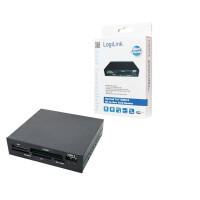 LogiLink CR0012 - Schwarz - 3.5 Zoll - 480 Mbit/s - USB 2.0