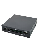 LogiLink CR0012 - Schwarz - 3.5 Zoll - 480 Mbit/s - USB 2.0