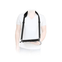 Mobilis ERGONOMIC SHOULDER STRAP . - Notebook - Schwarz - Karabinerhaken
