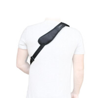 Mobilis ERGONOMIC SHOULDER STRAP . - Notebook - Schwarz - Karabinerhaken