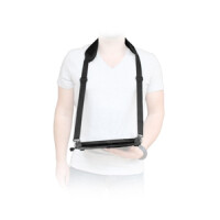 Mobilis ERGONOMIC SHOULDER STRAP . - Notebook - Schwarz - Karabinerhaken
