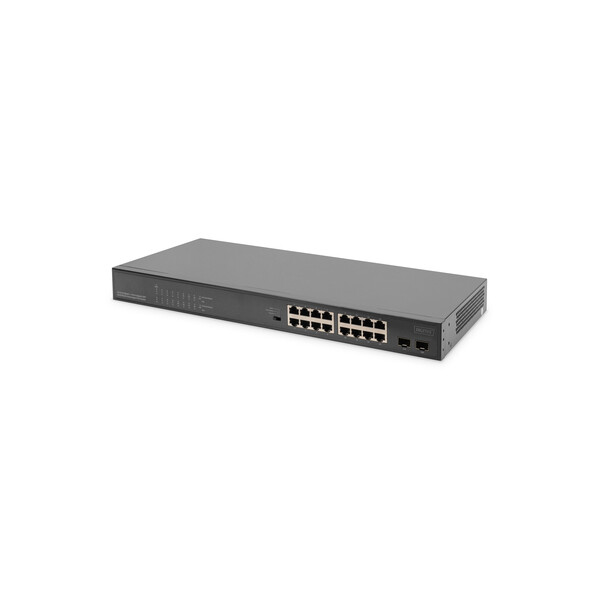 DIGITUS "16-Port Gigabit + 2-Port Gigabit SFP