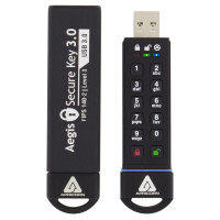 Apricorn Aegis Secure Key 3.0 - USB-Flash-Laufwerk - verschlüsselt