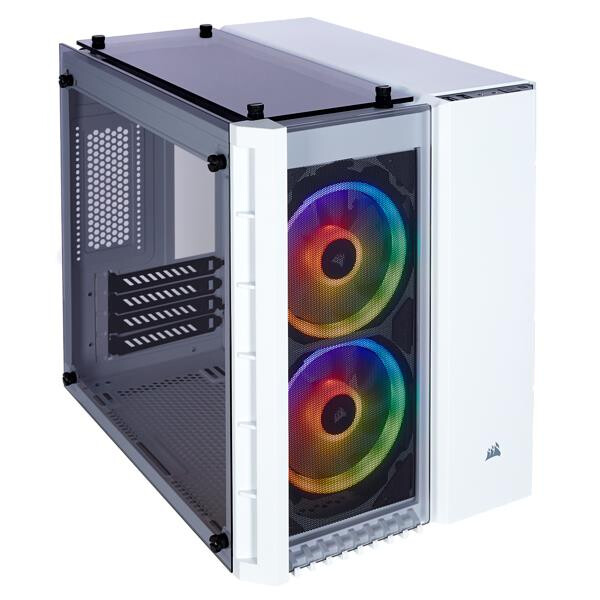 Corsair Crystal 280X - PC - Weiß - micro ATX - Stahl - Gehärtetes Glas - 15 cm - 30 cm