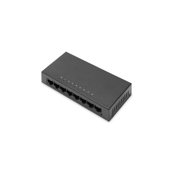 DIGITUS 8-Port Switch, 10/100 Mbps Fast Ethernet, Unmanaged