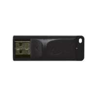 Verbatim Slider - USB-Stick 64 GB - Schwarz - 64 GB - USB Typ-A - 2.0 - 10 MB/s - Dia - Schwarz