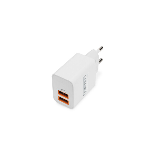 DIGITUS USB Ladegerät 2x USB-A, 15,5W