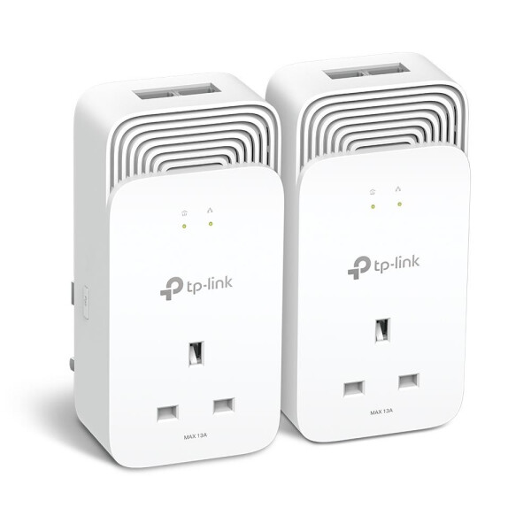 TP-LINK Powerline PG2400P Kit Passthrough Kit - Stromnetz (Powerline) - 1,43 Gbps