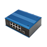 DIGITUS 8-Port 10/100Base-TX(PoE) to 100Base-FX...