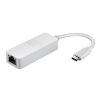 D-Link DUB-E130 - Kabelgebunden - USB Typ-C - Ethernet - 1000 Mbit/s - Wei&szlig;