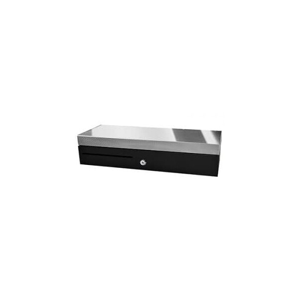 APG FLIP LID CASH DRAW BLK SS