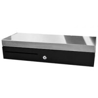 APG FLIP LID CASH DRAW BLK SS