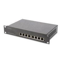 DIGITUS 8-Port Gigabit Switch, 10 Zoll, Managed