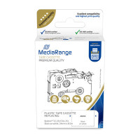 MEDIARANGE Kunststoff-Schriftbandkassette, für/ersetzt Brother® TZ-251/TZe-251, permanent