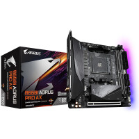 Gigabyte B550I AORUS PRO AX - AMD - Socket AM4 - AMD Ryzen 3 3rd Gen - 3rd Generation AMD Ryzen 5 - 3rd Generation AMD Ryzen 7 - 3rd Generation AMD... - DDR4-SDRAM - DIMM - 2133,2400,2667,2933,3200,3333,3600,4000,4400,4600,5000 MHz