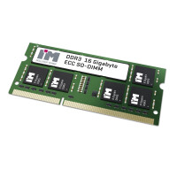 IM 16 GB ECC DDR3-1600 SO-UD M SDRAM PFCOUE-1600CB0-16G-A8R - 16 GB - DDR3 - Arbeitsspeicher mit 16384MB - 204-Pin