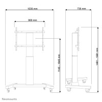 Neomounts by Newstar Motorisiertes Bodenständer -...
