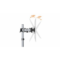 Durable 509523 - Klemme - 8 kg - 33 cm (13 Zoll) - 68,6 cm (27 Zoll) - 100 x 100 mm - Silber
