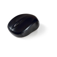 Verbatim Go Nano - Beidhändig - RF Wireless - 1600 DPI - Schwarz