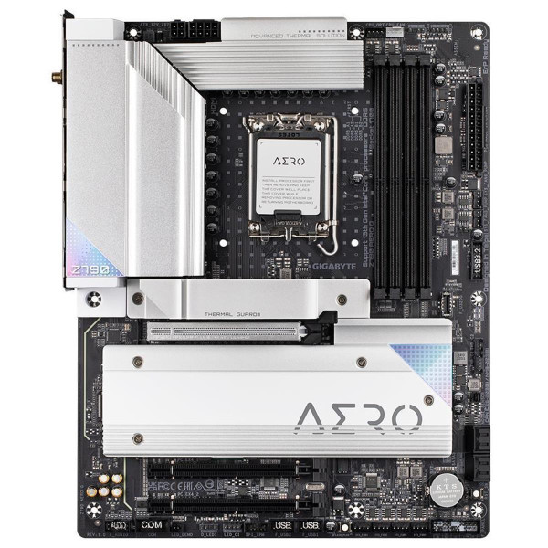 Gigabyte Z790 AERO G - Intel - LGA 1700 - Intel® Celeron® - Intel® Core™ i3 - Intel® Core™ i5 - Intel® Core™ i7 - Intel® Core™ i9,... - LGA 1700 - DDR5-SDRAM - 128 GB