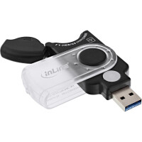 InLine Mobile Card Reader USB 3.0 - f&uuml;r SD/SDHC/SDXC...