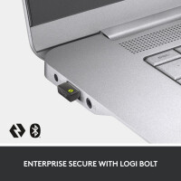 Logitech MX Keys combo for Business Gen 2 - RF Wireless + Bluetooth - Scherenschlüsselschalter - QWERTZ - LED - Graphit - Maus enthalten