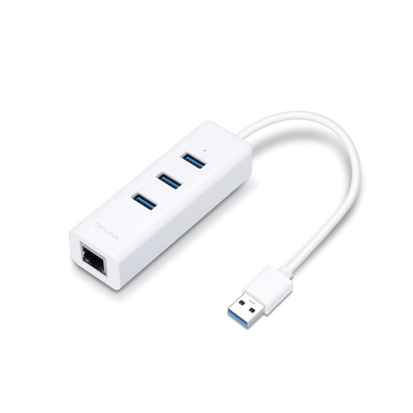 TP-LINK UE330 USB 3.0 (3.1 Gen 1) Type-A 1000Mbit/s Weiß Schnittstellenhub