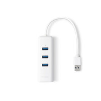 TP-LINK UE330 USB 3.0 (3.1 Gen 1) Type-A 1000Mbit/s Wei&szlig; Schnittstellenhub