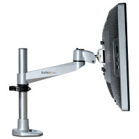 StarTech.com Monitorarm zur Tischmontage - Gelenkarm - Aluminium - Premium - Klemme - 14 kg - 30,5 cm (12 Zoll) - 86,4 cm (34 Zoll) - 100 x 100 mm - Silber