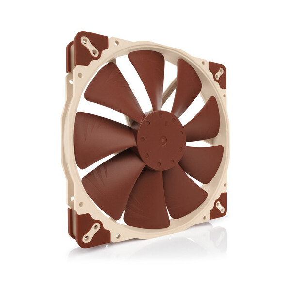 Noctua NF A20 5V PWM - Ventilator - 20 cm - 350 RPM - 800 RPM - 146,9 m³/h - Beige - Rot