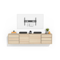 Logitech Compute Mount - Monitor-Stativ CPU-Halterung - USFF - 75 x 75,100 x 100 mm - Weiß - Schraube - Logitech RoomMate - Google Meet compute system - Intel NUC