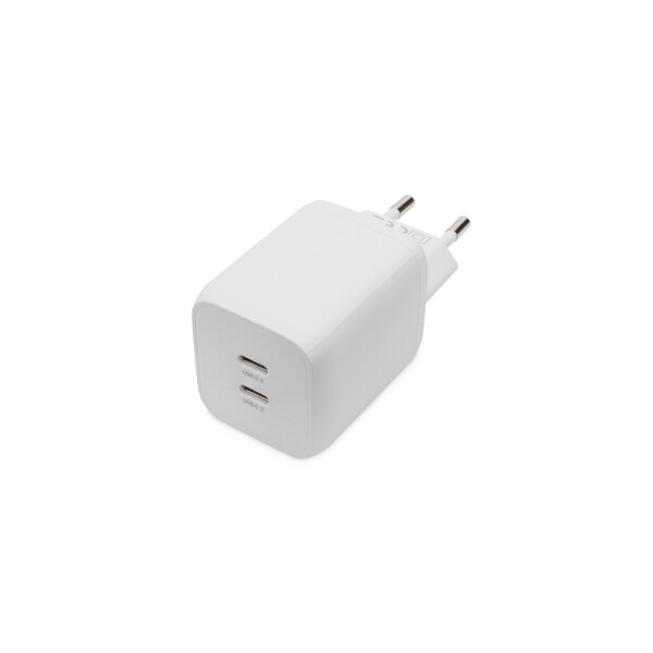 DIGITUS USB-C Ladeger&auml;t, 2-Port, 65W GaN