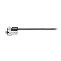 Kensington NanoSaver®-Laptopschloss mit zwei Schließköpfen - 1,8 m - Kensington - Schlüssel - Karbonstahl - Schwarz - Edelstahl